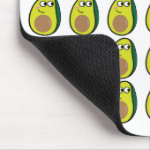 Cute Avocado Mouse Pad - Fruit Desk Accessory マウスパッド (コーナー)