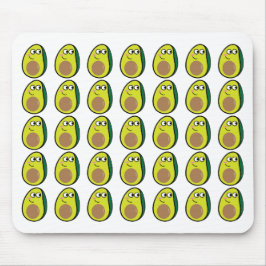 Cute Avocado Mouse Pad - Fruit Desk Accessory マウスパッド