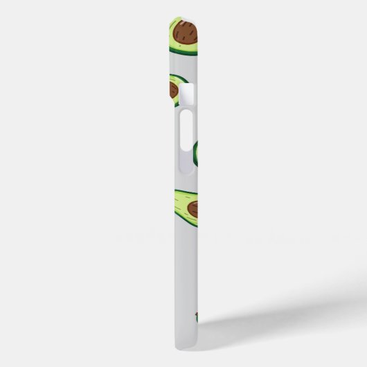 Cute Avocado Phone Case – Aesthetic Green Design Case-Mate iPhoneケース (裏面 / 左)