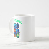 Cute Axolotl Funny Snaxolotl Snacks A Lot Axolotl コーヒーマグカップ (正面左)