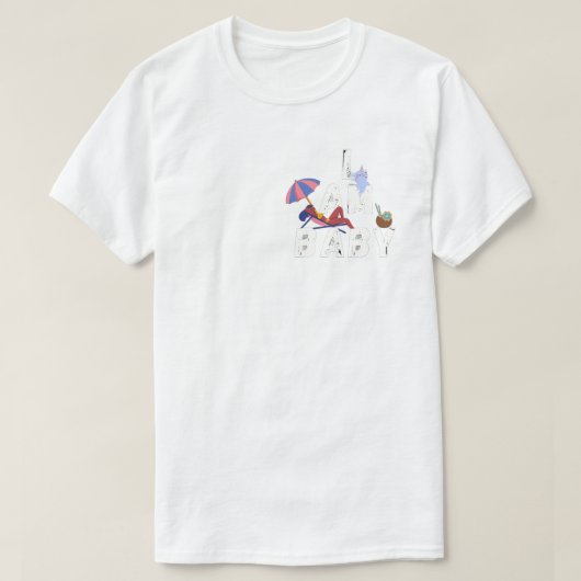 Cute Axolotl 'I Am Baby' Kawaii T-Shirt" Tシャツ (デザイン正面)