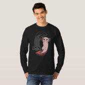 Cute Axolotl  I Yin Yang Reptile  Axolotl Tシャツ (正面フル)