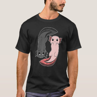 Cute Axolotl  I Yin Yang Reptile  Axolotl Tシャツ