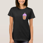 Cute Axolotl In Boba Tea Tシャツ (正面)