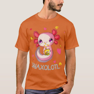 Cute Axolotl Lover Snaxolotl  (75)  Tシャツ