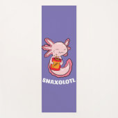Cute Axolotl Lover Snaxolotl Kawaii Axolotl Food ヨガマット (正面)