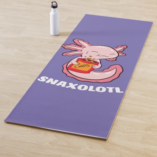 Cute Axolotl Lover Snaxolotl Kawaii Axolotl Food ヨガマット (インサイチュ)