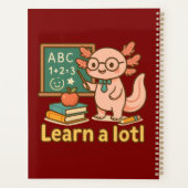 Cute Axolotl Teacher T-Shirt | Learn a Lotl Kawaii プランナー手帳 (裏面)