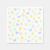 Cute Baby スタンダードカクテルナプキン (正面)