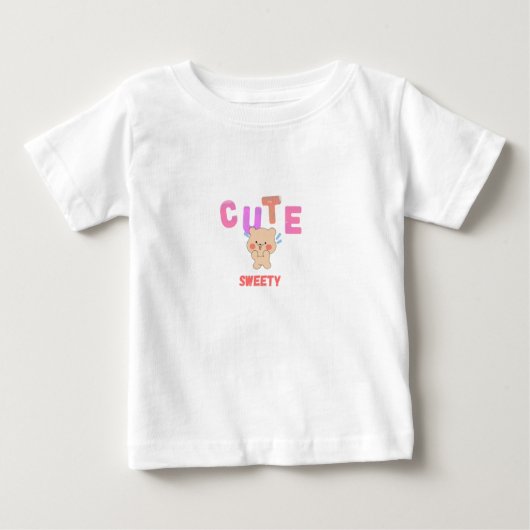 Cute baby ベビーTシャツ (正面)