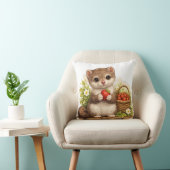 Cute Baby Animal Strawberry Pillow Kawaii クッション (椅子)