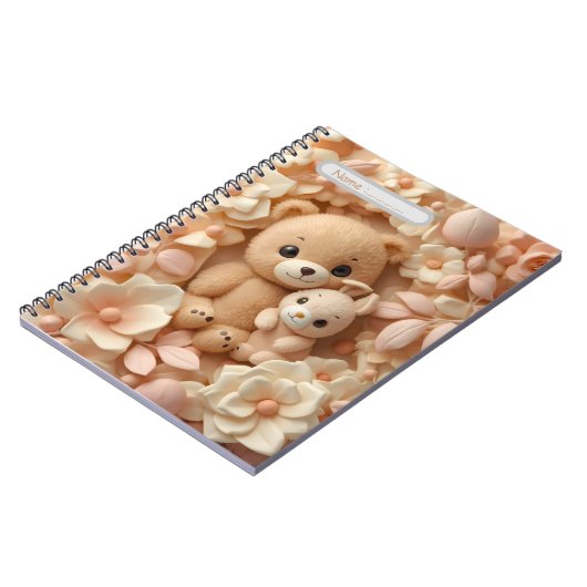 Cute Baby Animals Notebook ノートブック (左側)