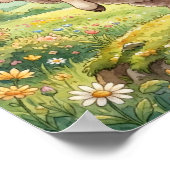 Cute Baby Aries Zodiac Wall Art Poster ポスター (角)