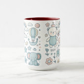 Cute Baby Bear Crown Mug マグカップ (中央)