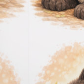 Cute Baby Bear Pattern Wallpaper Nursery Kids 壁紙 (縫い目)