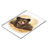 Cute Baby Bear Spiral Notebook Kawaii ノートブック (左側)
