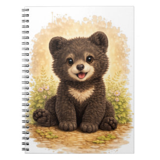 Cute Baby Bear Spiral Notebook Kawaii ノートブック