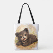 Cute Baby Bear Tote Bag Kawaii Animal トートバッグ (裏面)