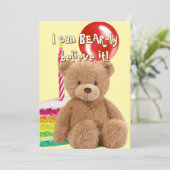 Cute Baby Birthday  カード (スタンド正面)