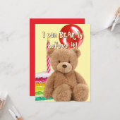 Cute Baby Birthday  カード (正面/裏面インサイチュ)