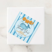 Cute Baby Blue Whale 1st Birthday フェイバータグ (インサイチュ)