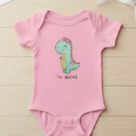 Cute baby bodysuit dinosaurs baby girl 6 months ベビーボディスーツ