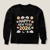 Cute Baby Cartoon New Year 2026 Illustration (デザイン正面)