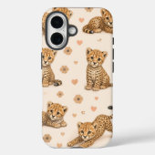 Cute Baby Cheetah Phone Case Case-Mate iPhoneケース (裏面)