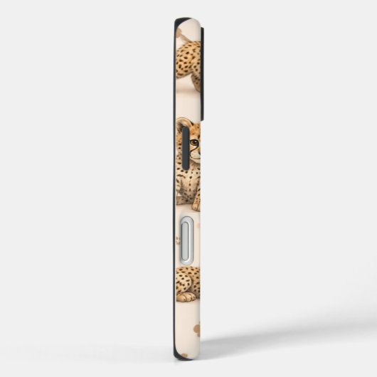 Cute Baby Cheetah Phone Case Case-Mate iPhoneケース (裏面 / 右)