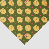 Cute Baby Chick Love with Hearts 薄葉紙 (詳細)