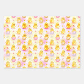 Cute Baby Chick Watercolor Easter ラッピングペーパーシート (正面)