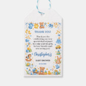 Cute Baby Clothes & Toys Boy Baby Shower ギフトタグ (正面)