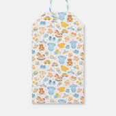 Cute Baby Clothes & Toys Boy Baby Shower ギフトタグ (裏面)
