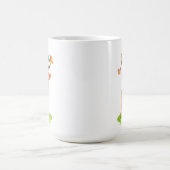 Cute Baby Deer with Butterflies-47568 コーヒーマグカップ (中央)