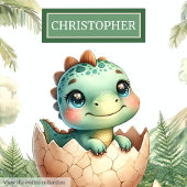 Cute Baby Dinosaur Personalized Baby Pillow Gift クッション