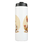 Cute Baby Dragon Hot Chocolate Kids Kawaii Cozy De タンブラー (正面)