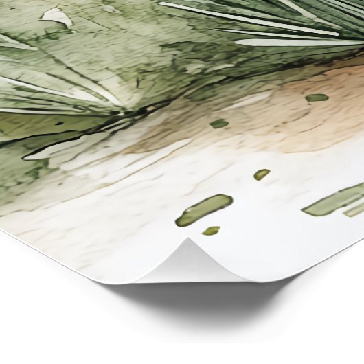 Cute Baby Elephant ポスター (コーナー)