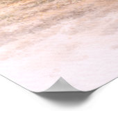 Cute Baby Elephant & Butterfly Nursery Room Kids ポスター (角)