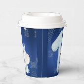 Cute Baby Elephant First Birthday 紙コップ (右)