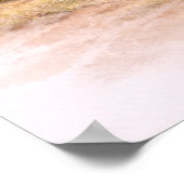 Cute Baby Elephant Nursery Room Kids ポスター (角)