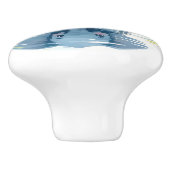 Cute Baby Elephant Reflection セラミックノブ (側面)