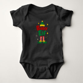 Cute Baby Elf Bodysuit – Matching Family Christmas ベビーボディスーツ