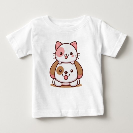 Cute Baby Fine Jersey T-Shirt ベビーTシャツ (正面)