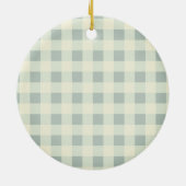 Cute baby first Christmas tree presents teddy bear セラミックオーナメント (裏面)