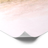 Cute Baby Fox Neutral Nursery Room Kids ポスター (角)