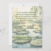 Cute Baby Frog Digital Download Shower Invitation 招待状 (裏面)