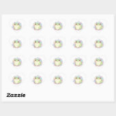 Cute Baby Frog Sticker Kawaii Frog With Hearts Aes ハートシール (シート)