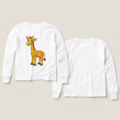 Cute Baby Giraffe Cartoon-35281 (デザイン 正面＆背面)