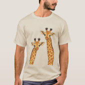 Cute Baby Giraffe Tシャツ (正面)
