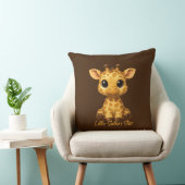 Cute Baby Giraffe Throw Pillow クッション (椅子)